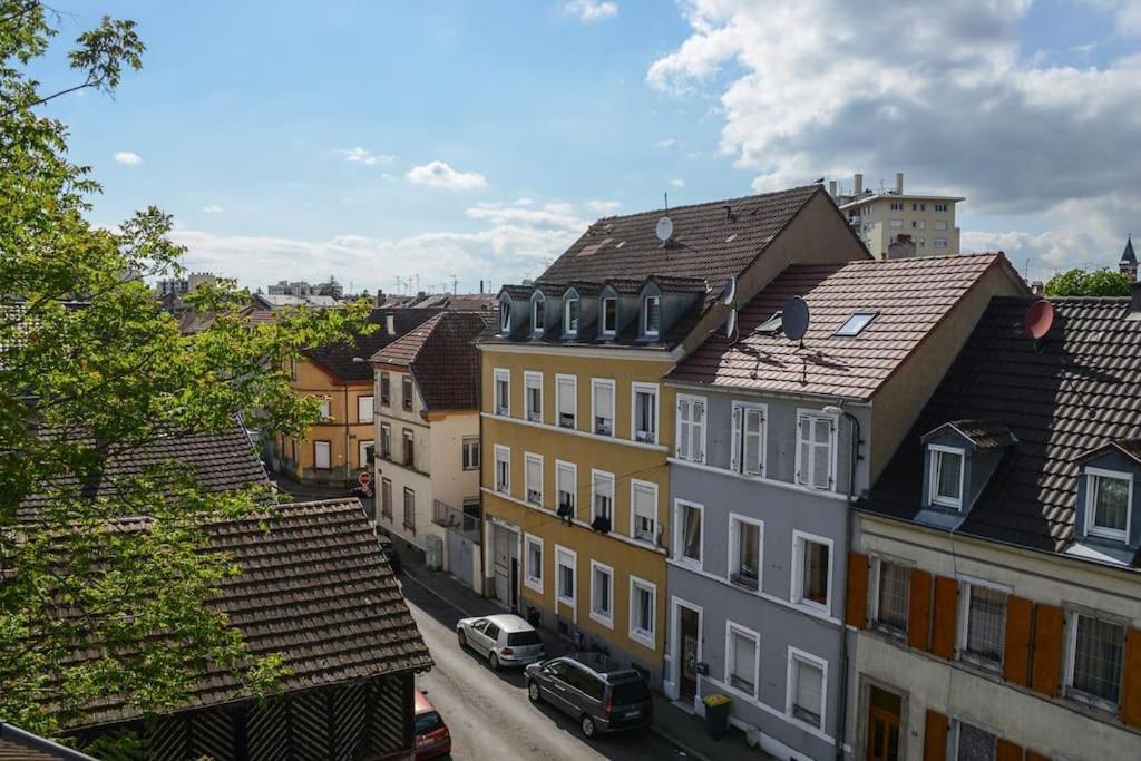 Appartement Charmant Tres Proche Centre-Ville, Parking Gratuits, Mulhouse Centre Esterno foto